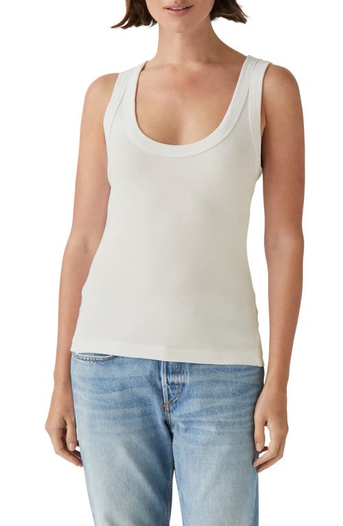 Michael Stars Nelly Cotton Tank in Chalk at Nordstrom