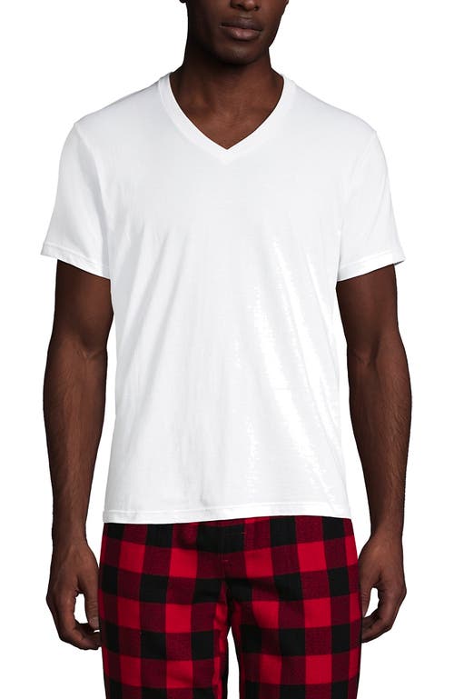 LANDS' END LANDS' END V-NECK UNDERSHIRT 3 PACK