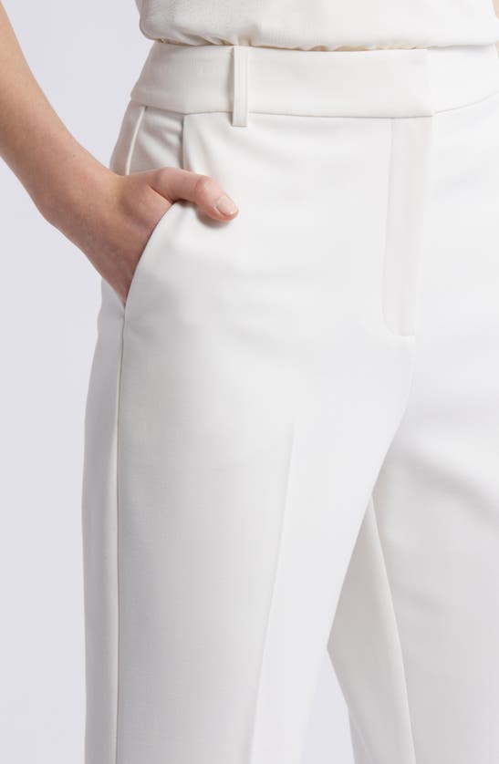 Shop Nordstrom Bootcut Trousers In Ivory Cloud