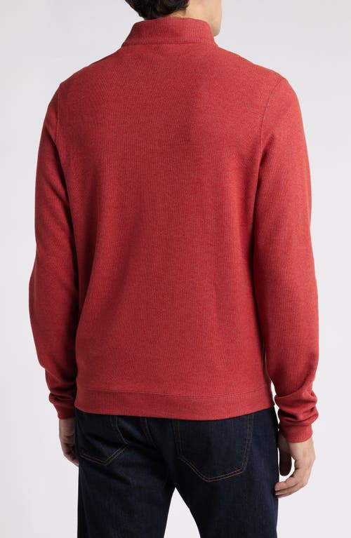 SCOTT BARBER SCOTT BARBER STRETCH QUARTER ZIP TOP 