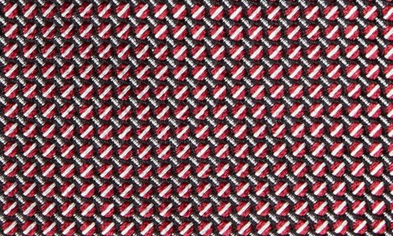 Shop Zegna Ties Paglie Small Weave Mulberry Silk Tie In Red
