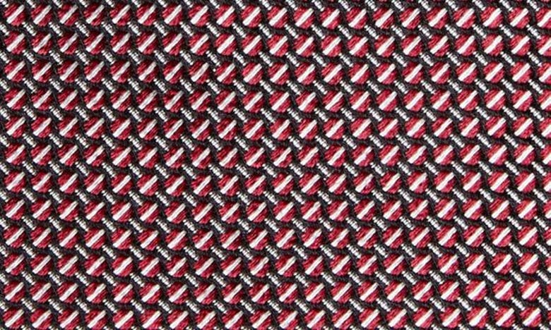 Zegna Ties Paglie Small Weave Mulberry Silk Tie In Red