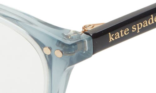 Kate Spade New York Roanne 54mm Blue Light Blocking Reading Glasses In Blue/clear