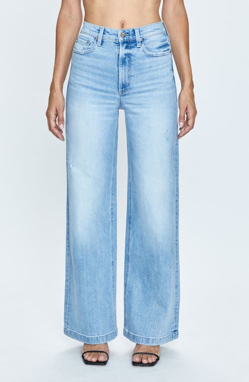 Shop Pistola Lana High Waist Wide Leg Jeans In Chalet Vintage