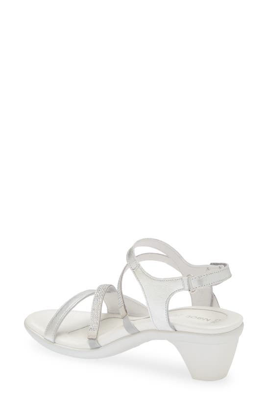 Shop Naot Innovate Sandal In Soft Silver Leather