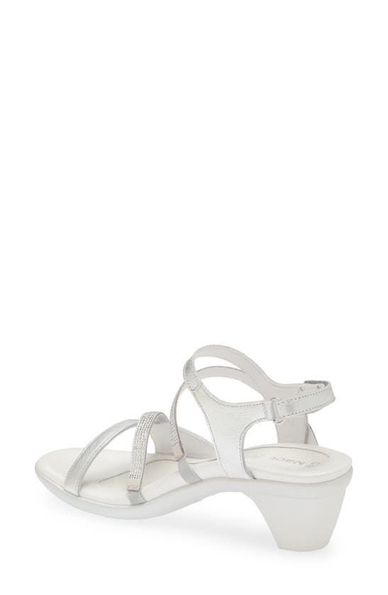 Naot Innovate Sandal In Soft Silver Leather