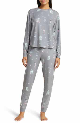 PJ Salvage Joy Spirits Plaid Velour Thermal Pajamas