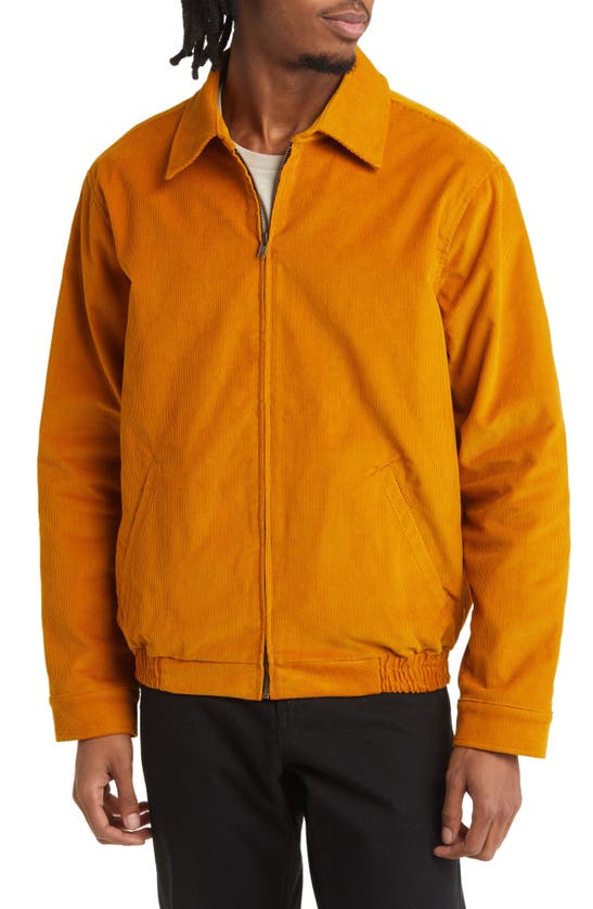 One Of These Days Corduroy Bomber Jacket In Mustard | ModeSens
