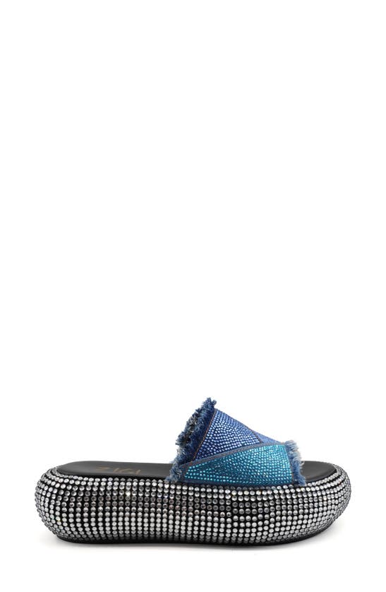 ZIGI ZIGI HAZEL PLATFORM SLIDE SANDAL