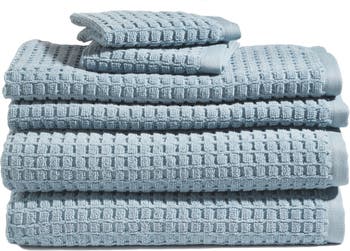 DKNY Quick Dry 6 Piece Bath Towel Hand Towel Washcloth Set