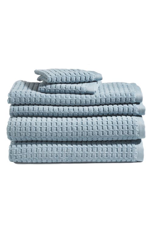 DKNY Quick Dry 6-Piece Bath Towel, Hand Towel & Washcloth Set in Seafoam at Nordstrom