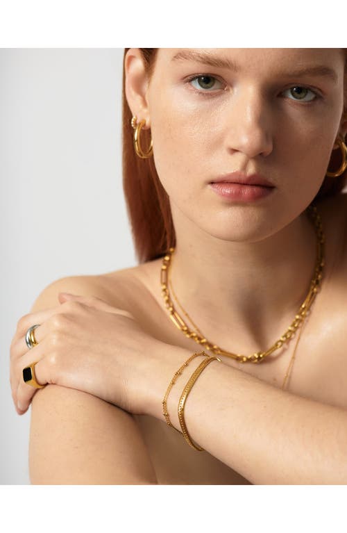 Shop Missoma Camail Snake Chain Bracelet In Gold