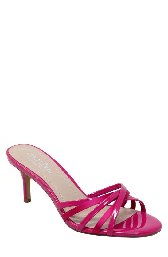 Charles By Charles David Billi Mule Sandal In Magenta-ps