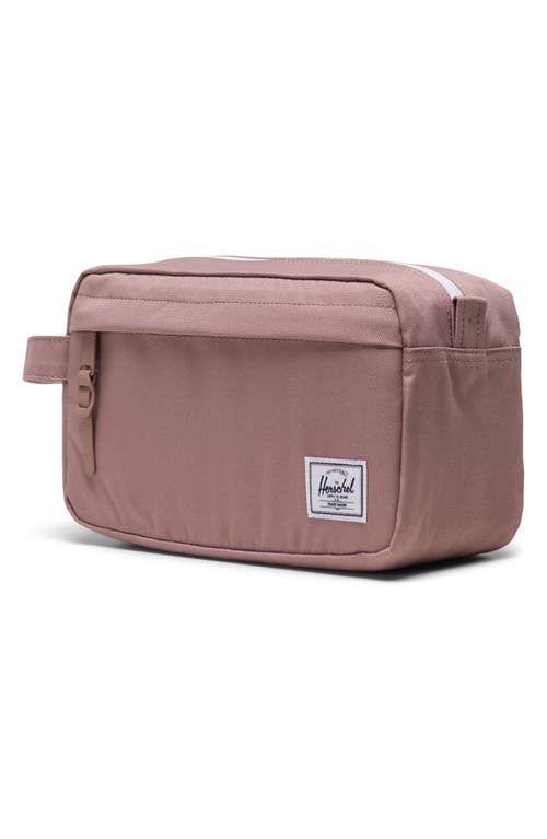 Herschel Supply Co Ash Rose Chapter Travel Recycled-polyester Wash Bag In Ash Rose