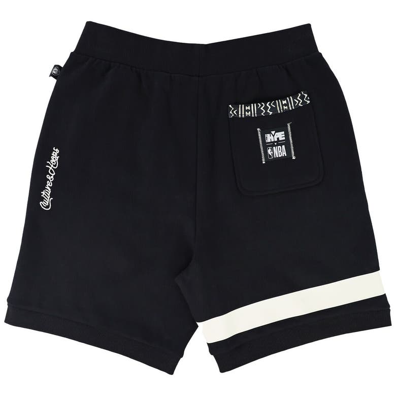 Shop Two Hype Unisex Nba X   Black Brooklyn Nets Culture & Hoops Premium Classic Fleece Shorts