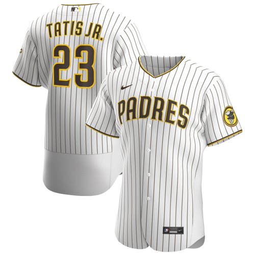 Men's Nike Fernando Tatís Jr. White/Brown San Diego Padres Home Authentic Player Jersey