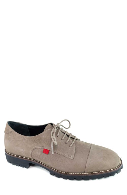 Shop Marc Joseph New York William St. 2.0 Cap Toe Derby In Taupe Grainy