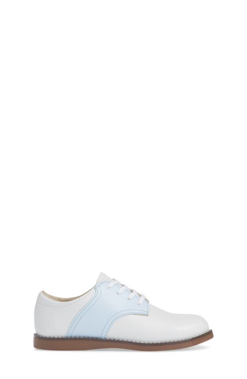 Shop Footmates Cheer Oxford In White/light Blue