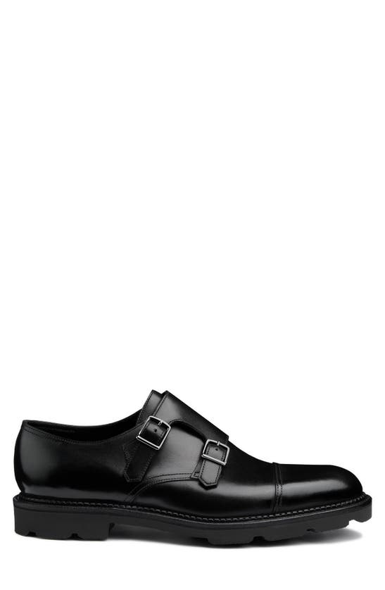 Shop John Lobb William New Standard Double Monk Shoe In Black