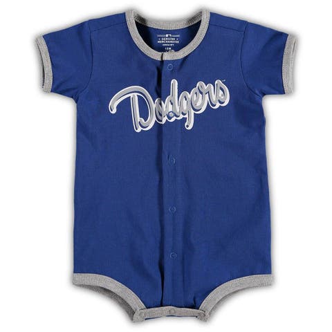 Outerstuff Newborn & Infant Royal/White/Heather Gray Chicago Cubs Biggest Little Fan 3-Pack Bodysuit Set at Nordstrom, Size 3-6 M