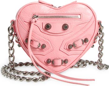 Balenciaga Mini Le Cagole Heart Crossbody Bag