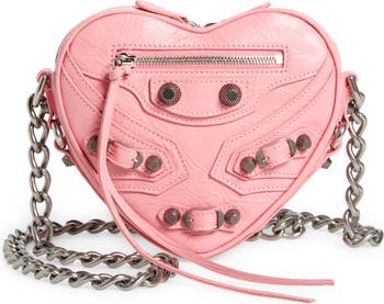 Balenciaga Mini Le Cagole Heart Leather Crossbody Bag - Farfetch