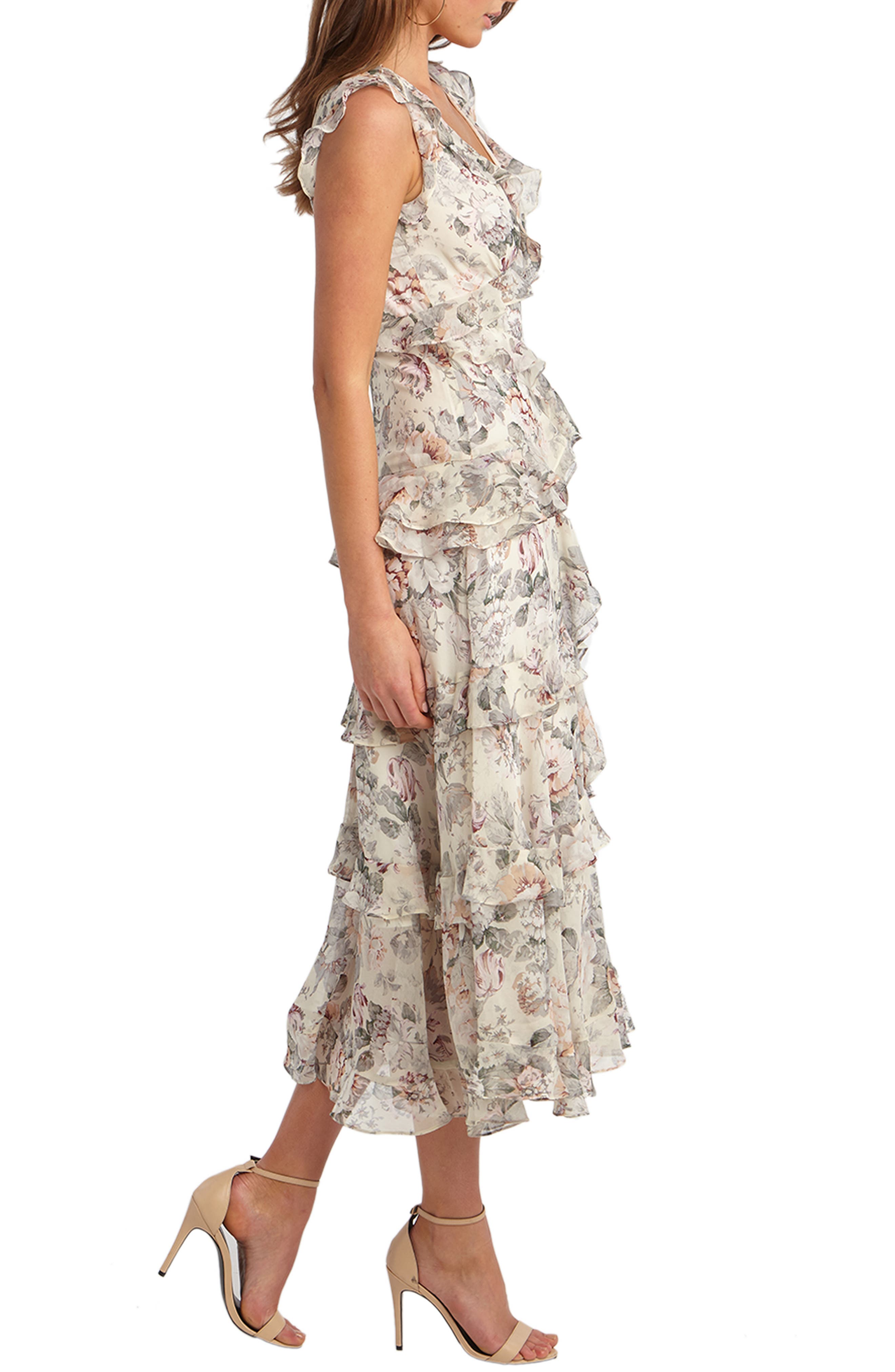 floral bardot dress