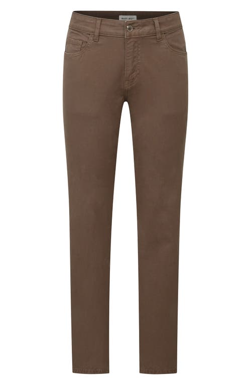 Warp & Weft Warp+weft Ams Slim Fit Jeans In Mocha