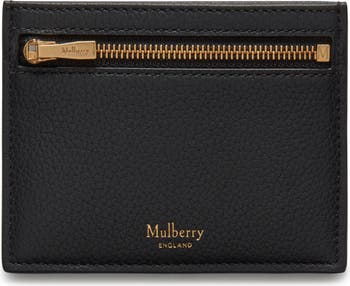 Mulberry Zipped Leather Card Case | Nordstrom