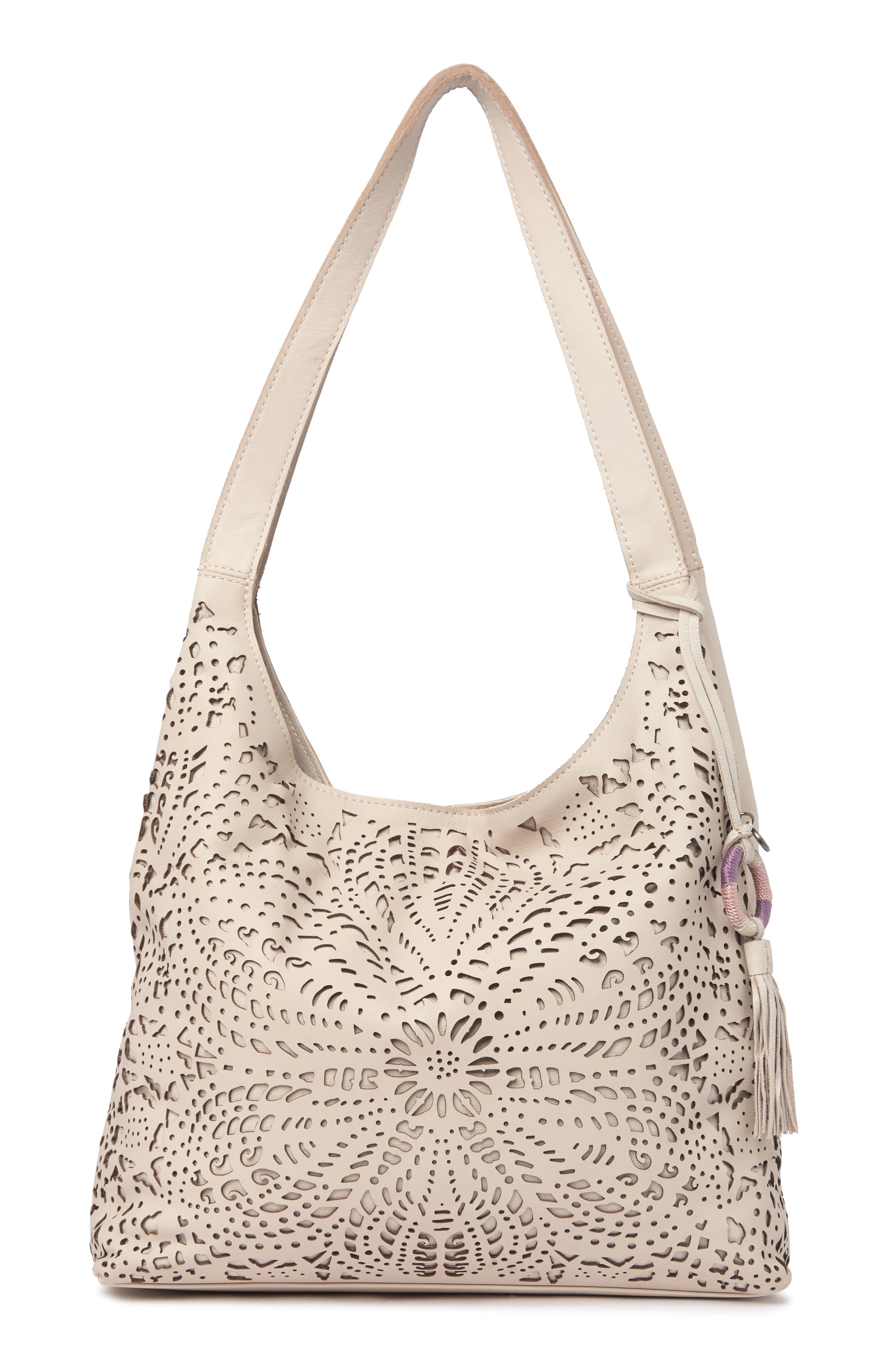 The Sak Collective Huntley Leather Hobo Bag In Open White31 | ModeSens