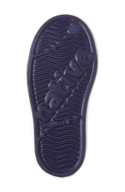 Native Shoes Kids' Jefferson Water Friendly Slip-on Sneaker In Regatta Blue/shell White