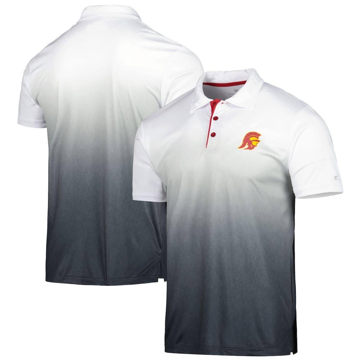 usc white polo