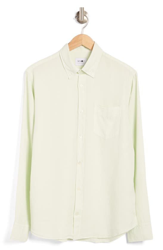 Nn07 Levon Slim Fit Button-down Shirt In Pastel Green