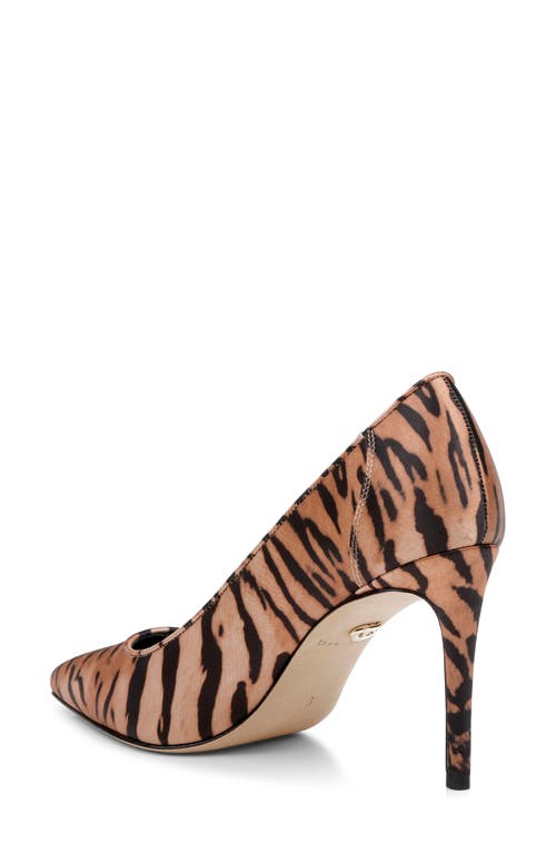 Shop Dee Ocleppo Santorini Pointed Toe Pump In Tiger Print