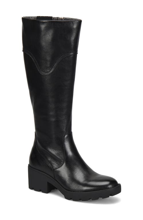 Gabriella Knee High Boot in Black F/G