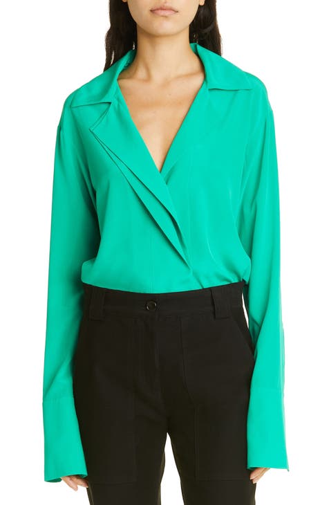 Kinsley Stretch Silk Blouse