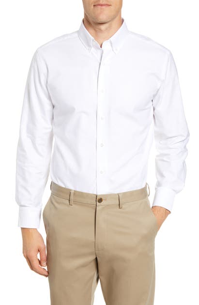 Click to view more detailed imagery on our partner's website Lorenzo Uomo Royal Oxford Stretch Trim Fit Dress Shirt In White