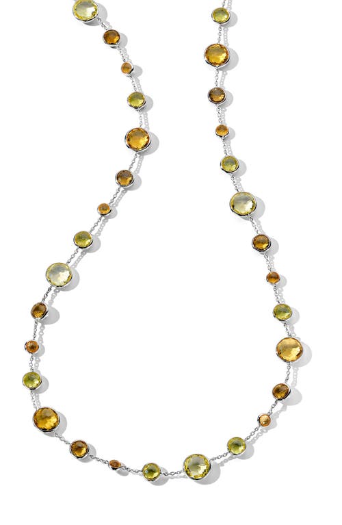 Shop Ippolita Lollipop Lollitini Long Necklace In Silver