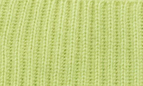 Portolano Merino Wool Rib Cuff Beanie In Citrine