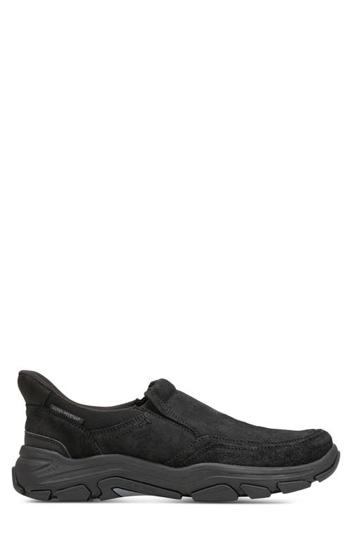 Shop Rockport Reece Water Resistant Slip-on In Black