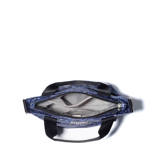 Baggallini Mini Carryall Crossbody Tote Bag In Indigo Petal