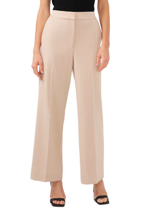 High Waist Women Wide Leg Pants Solid Office Baggy Suit Pant Ladies  All-Match Cozy Straight Casual Trouser (Color : Coffee, Size : X-Large) :  : Clothing, Shoes & Accessories