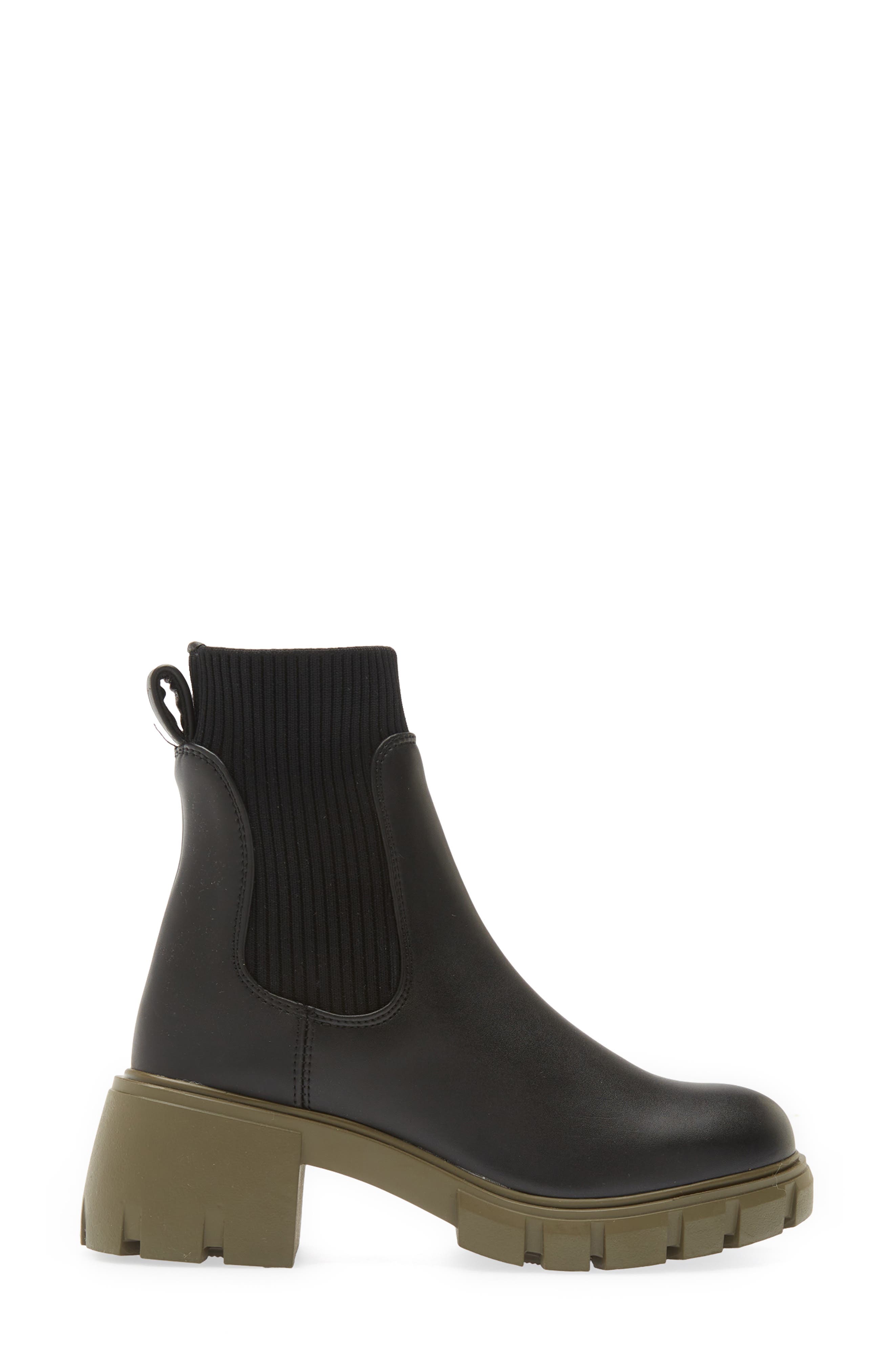 platform chelsea boots steve madden
