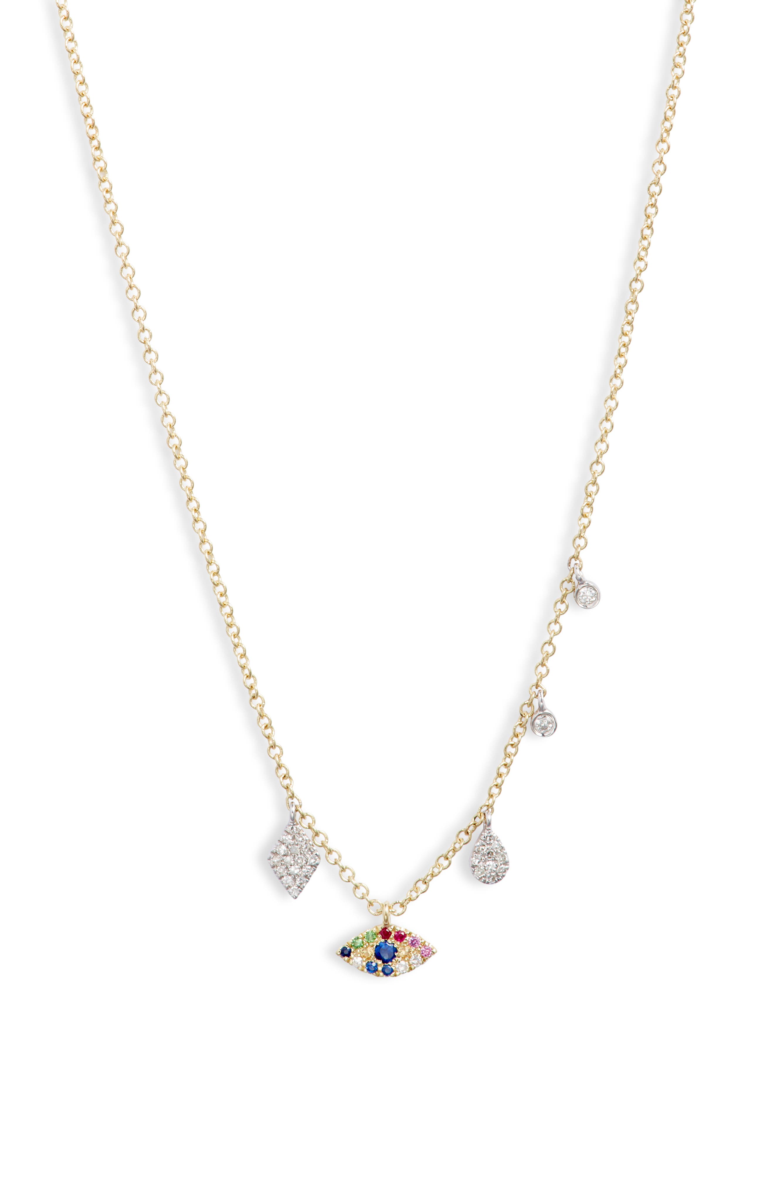 rainbow necklace nordstrom