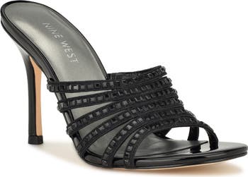 Nine west 2025 rhinestone sandals