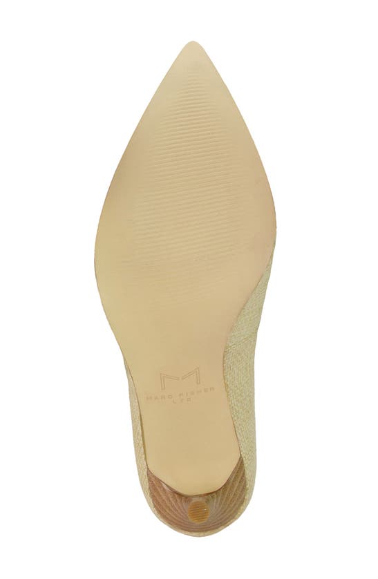 Shop Marc Fisher Ltd Salley Pointed Toe Pump In Medium Natural