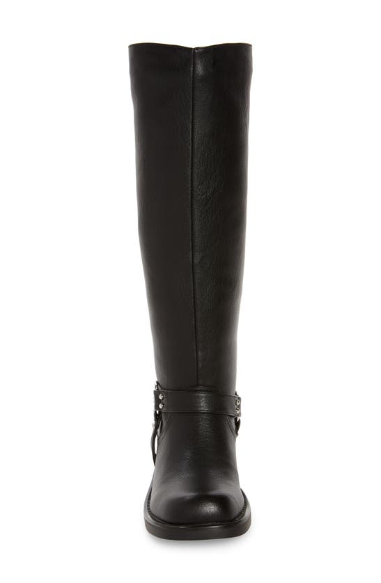 Shop Azalea Wang Gardner Chain Detail Engineer Boot In Black