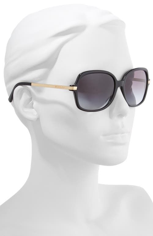 MICHAEL KORS MICHAEL KORS 57MM GRADIENT SQUARE SUNGLASSES 