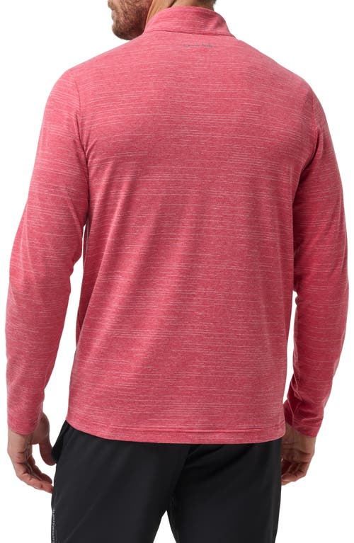 Shop Travismathew The Heater Quarter Zip Pullover In Heather Scooter