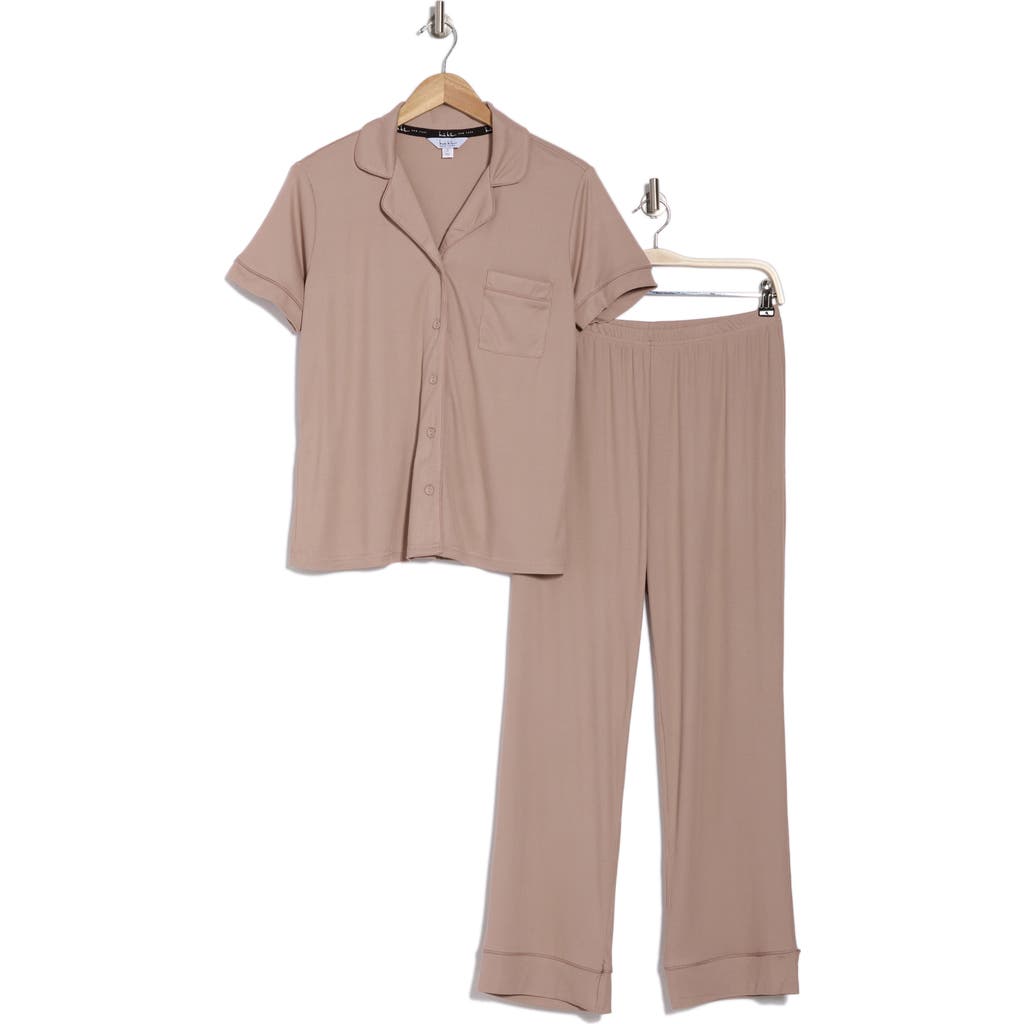 NICOLE MILLER NICOLE MILLER NOTCH COLLAR PAJAMAS